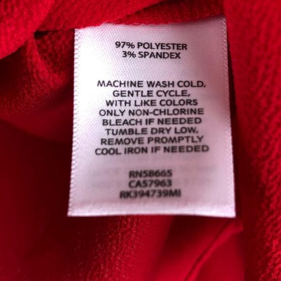 FREE PRESS Red Puff Sleeve Wrap Blouse XS NWT Long Sleeve - Picture 6 of 6